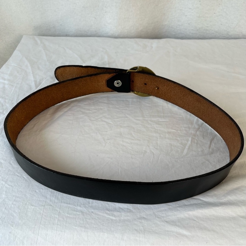 Stephen Burr handmade solid brass MCM 70’s modern artist vintage belt buckle - Picture 5 of 16